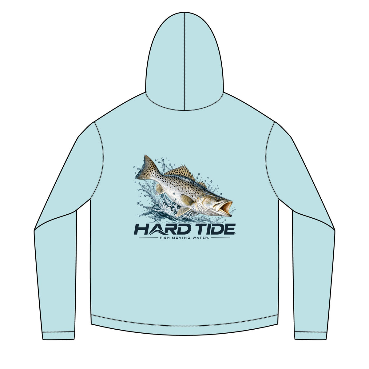 Hard Tide Speckled Trout Solar Hoodie