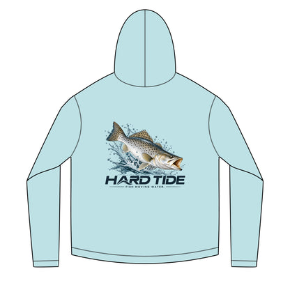 Hard Tide Speckled Trout Solar Hoodie