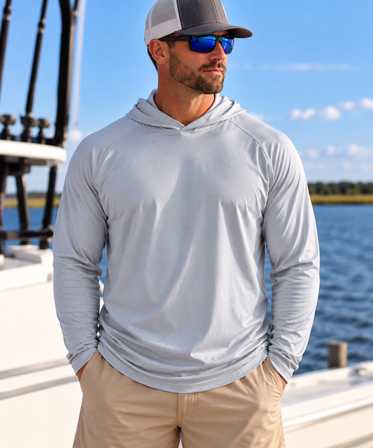 Hard Tide Speckled Trout Solar Hoodie