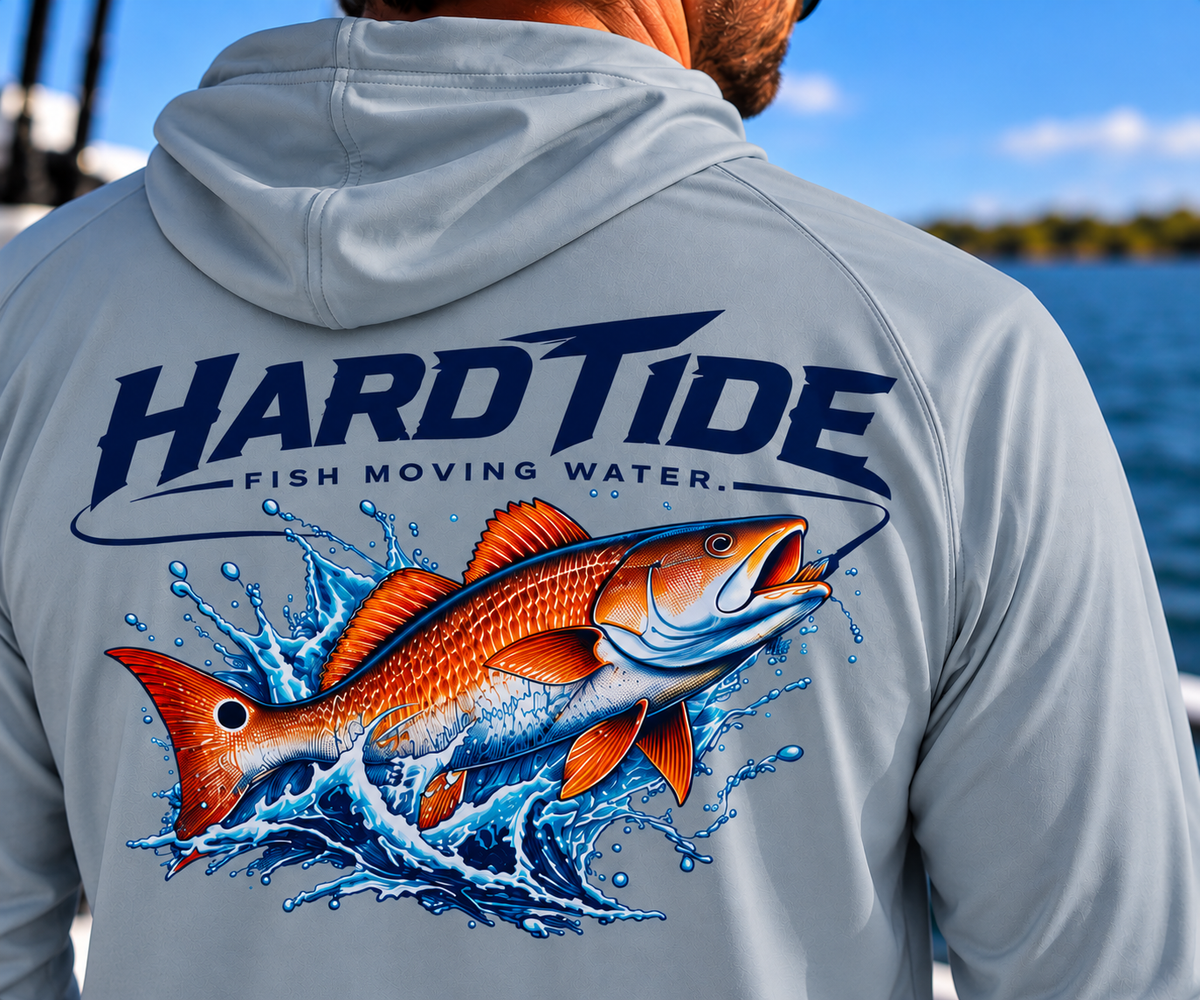 Hard Tide Redfish Solar Hoodie