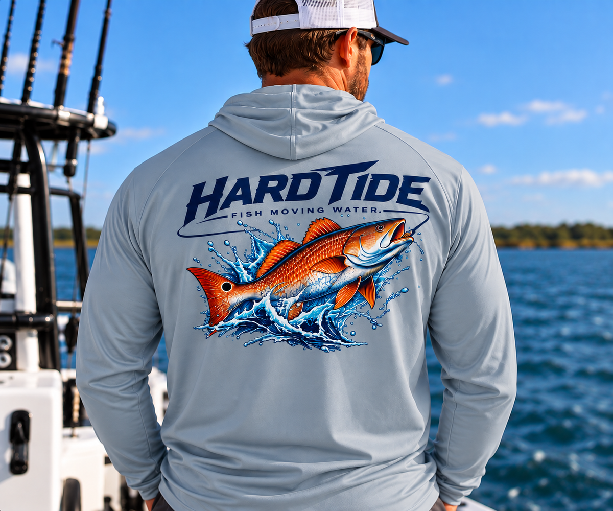Hard Tide Redfish Solar Hoodie